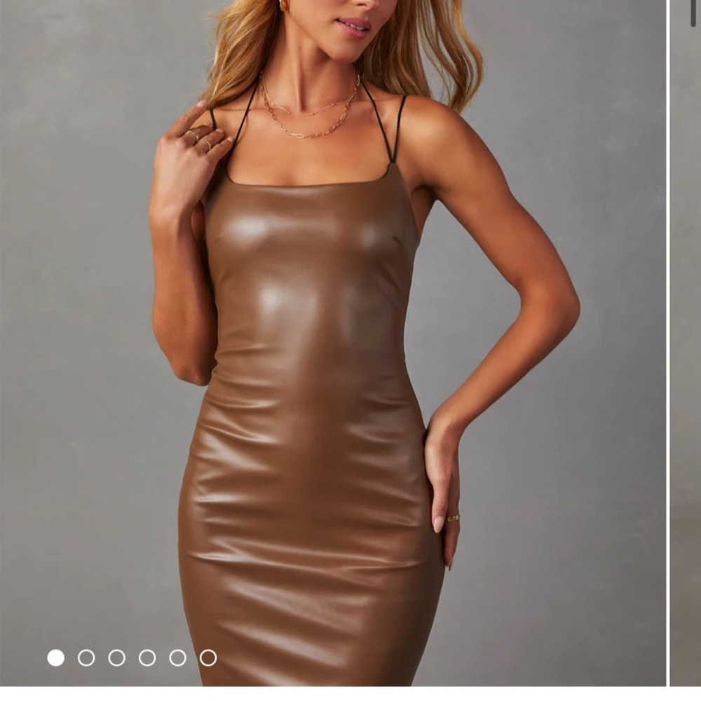 Brown XS Vici dress - Picture 3 of 4